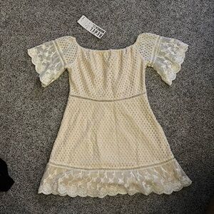 Crochet style dress